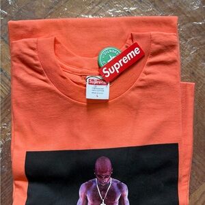 Supreme Orange Graphic Tee
